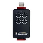 Holder for remote controls for garage doors and gates - RED
