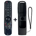 LG AN-MR22GN NFC eredeti varázs távirányító + csúszásgátló védő távirányító tok