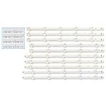 LG AGF78326501AL LED háttérvilágítás LD420DUE-SFR1, AFG78435101AL - 10 csík