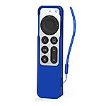 APPLE 4K TV SIRI REMOTE + AIRTAG HOLE
 szilikon tok - kék