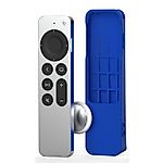 APPLE 4K TV SIRI REMOTE + AIRTAG HOLE
 szilikon tok - kék