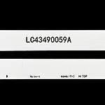 LG AGF78899501AL LED háttérvilágítás CSP43 LC43490058A, LC43490059A, LC43490089A, LC43490086A - 3 szalag