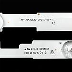 BLAUPUNKT/SHARP LED háttérvilágítás RF-AJ430S30-0901S-09, CRH-P43KP30300309641-REV1.1 - 3 csík