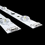 LG SK43L71A-V01 LED háttérvilágítás 43UJ620Y, TH-43FX680C, SW43D09R, SW43D09L-ZC22AG-02, 303SW430039, 303SW430038 számára - 8 szalag