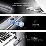 H100 - Spotlight/Magnifier/Digital Laser Presentation Pointer remote control with display.