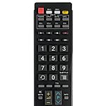 SENCOR SDB5001T2, SDB5002T2, SDB5003T, SDB5104TD + TV vezérlés (mini TV) - távirányító duplikátum
