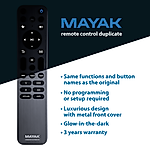 Duremote MAYAK - az eredeti távirányító másolatának gyártása ugyanazokkal a funkciókkal és gombfeliratokkal