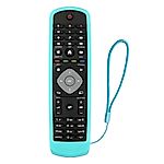 PHILIPS YKF346-001, YKF346-003, YKF347-001, YKF348-001, YKF348-005, YKF406-001, YKF406-002, YKF406-003
 szilikon tok - fluoreszkáló türkiz