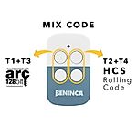BENINCA HAPPY.4VA - eredeti távirányító, kék-szürke