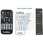 ONKYO RC-214K -   


kompatibilis General márkájú távirányító