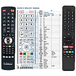 TOSHIBA CT8556, RC43160 -   


kompatibilis General márkájú távirányító