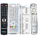 PANASONIC N2QAYB000025 -   


kompatibilis General márkájú távirányító