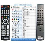 SONY RM-J830 -   


kompatibilis General márkájú távirányító