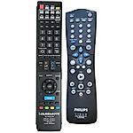 PHILIPS VR-260, VR-400, RT25113, RT25114 + TV vezérlés (mini TV) - távirányító duplikátum