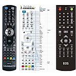 ECG DVD2610USB, DVD3230, DVD4516USB -   


kompatibilis General márkájú távirányító