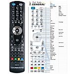 SEG VCR306, VCR4100, VCR4200, VCR4300 -   


kompatibilis General márkájú távirányító