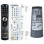 TEAC RC-613, RC-646 -   


kompatibilis General márkájú távirányító