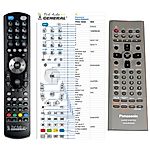 PANASONIC N2QAJB000048, N2QAJB000058, N2QAJB000078 -   


kompatibilis General márkájú távirányító