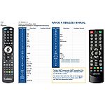 DION STB1AW09 single scart, STB2AW09 twin scart, STB1AW11 single scrt , STB2AW11 twin scart -   


kompatibilis General márkájú távirányító