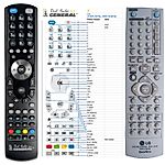 LG AKB31238706, AKB31238709 -   


kompatibilis General márkájú távirányító