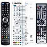PIONEER VXX2889, VXX2910 -   


kompatibilis General márkájú távirányító