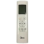 MIDEA RG58B/BGE, MAB-18N1,  MB-09N1, MB-09N8, MB-12N1D0, MB-12N8D6, MB-18N1D0,  MB-24N1D0, MB-24N8D0, MSMB-18HRFN1 - eredeti gyári távirányító