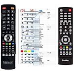 HAIER LT19A1, LT22A1, LT26A1, LT32A1, LT32K1, LTF37K1, LTF42K1, LTF47K1 -   


kompatibilis General márkájú távirányító