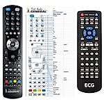 ECG DVD player -   


kompatibilis General márkájú távirányító