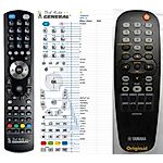 YAMAHA DVD13, RC19133016/01 -   


kompatibilis General márkájú távirányító