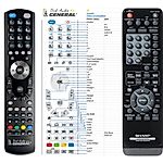SHARP RRMCGA245WJSA -   


kompatibilis General márkájú távirányító