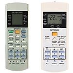PANASONIC CS-MRE7MKE CU-2RE15MBE CS-MRE9MKE CU-2RE18MBE CS-MRE12MKE - helyettesítő távirányító