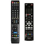 DENON RC-1161, DBT-3313UD, DBT-1712UD, DBT-1713UD - távirányító duplikátum