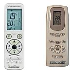 SINCLAIR YK1F, ASH-09AP, ASH-12AP -   

luxus háttérvilágítású 
távirányító