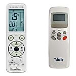 TELAIR SILENT 3800H, 5300H, 7400H, 8400H, 12000HT -   

luxus háttérvilágítású 
távirányító
