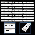 Grundig 759551878600 LED háttérvilágítás ZCC606 2013ARC40_3228N18, 5 DLED - 8 szalag 428mm