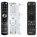 TASCAM RC-BDMP1 -   


kompatibilis General márkájú távirányító