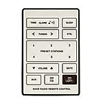 BOSE WAVE, AWR1-2w, AWR1-1w, AWR113, AWR131, AWR132 - helyettesítő távirányító