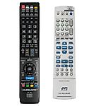 JVC RM-SDR008E, RM-SDR011E, RM-SDR017E, RM-SDR033E, RM-SDR045E + TV vezérlés (mini TV) - távirányító duplikátum