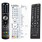 SHARP RRMCGA291AWSA, RRMCGA292AWSA -   


kompatibilis General márkájú távirányító
