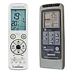 SANYO RLE-6H0, RL-8F0, SAC-88S -   

luxus háttérvilágítású 
távirányító