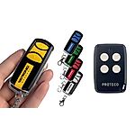 PROTECO ANGIE PTX4P fix code 433 MHz - Luxus fém 4 csatornás távirányító VATRONIC