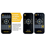 GENERAL POCKET DUPLICATE tailor made remote control with button printing on demand