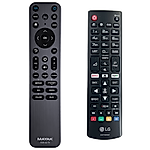 LG AKB75095308 Netflix, Prime Video - fém háttérvilágítással rendelkező kompatibilis távirányító MAYAK