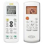 IDEMA RG57A4,  ISA-50, ISZ 12000 BTU, ISKE 12000 BTU -   


kompatibilis General márkájú távirányító