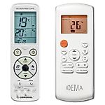 IDEMA RG57A4,  ISA-50, ISZ 12000 BTU, ISKE 12000 BTU -   

luxus háttérvilágítású 
távirányító