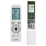 HITACHI RAR-5E2, RAR-5E3, RAR-5E4, RAR-5E5, RAR-5E6, RAR-5W2 -   

luxus háttérvilágítású 
távirányító
