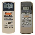 TOSHIBA WH-E1YE,  RAS- M10YKV-E, RAS- M13YKV-E, RAS-M18YAV-E, RAS-M10YKCV-E, RAS-M13YKCV-E, RAS-M18YACV-E - helyettesítő távirányító
