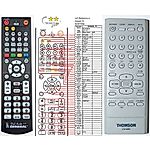THOMSON DTH160E, DTH160RC, DTH161B -   


kompatibilis General márkájú távirányító