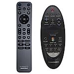SAMSUNG BN59-01182A - fémborítású, háttérvilágítással rendelkező, VOICE és varázslatos funkciók nélküli távirányító MAYAK, kompatibilis