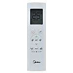 MIDEA RG58B1/BGE, RG58B2/BGE, RG58A2/BGEF, RG58A4/BGEF - eredeti gyári távirányító